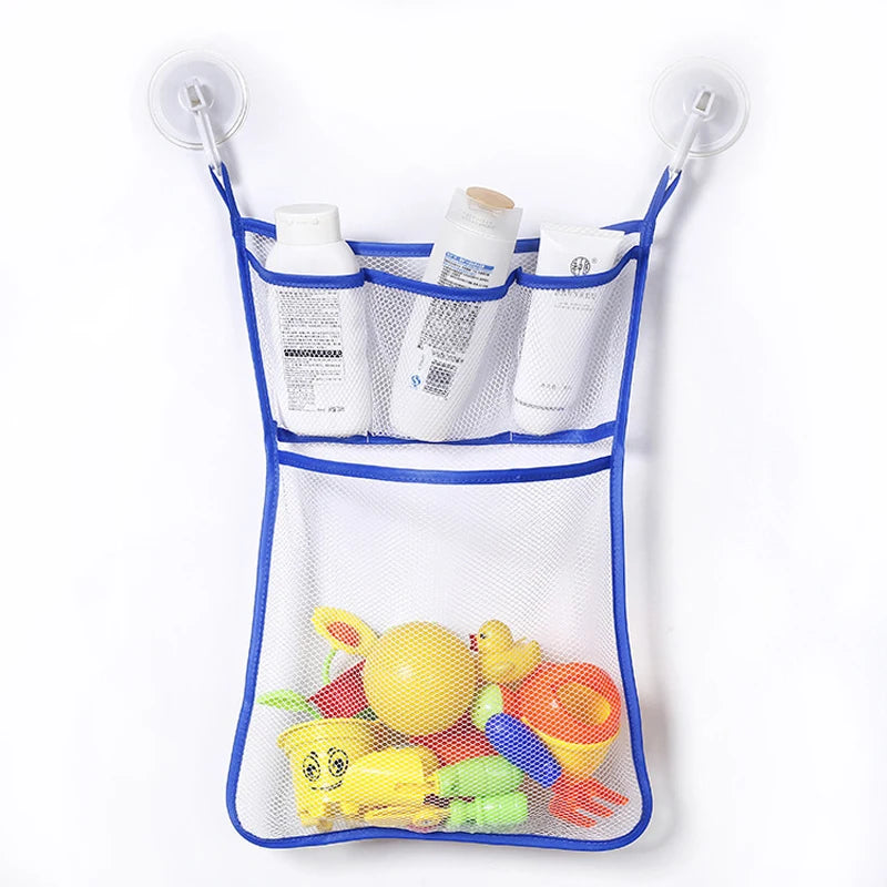 Dinosaur Animal Baby Bath Toys Organizer Kids Tidy Storage Suction Bathroom Bathtub Doll Hanging Bag Basket Mesh Bag Water Toys