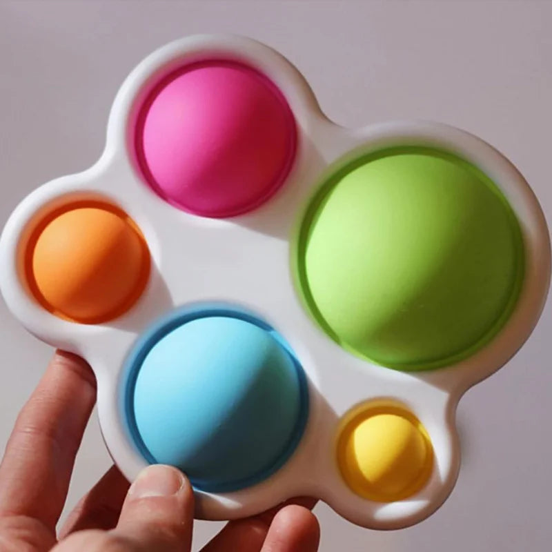 Infant Baby Toys Montessori Exercise Board Rattle Puzzle Colorful Intelligence Early Education Intensive Training Fidget Toys