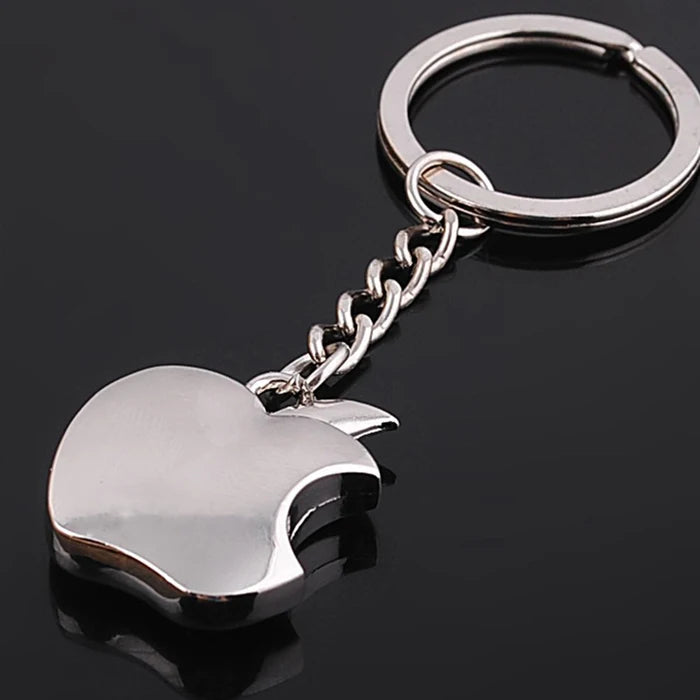 New Fruit Metal Key Chain Metal Apple KeyChain Best Party Gift Key Rings Trinket car key Holder jewelry K1816