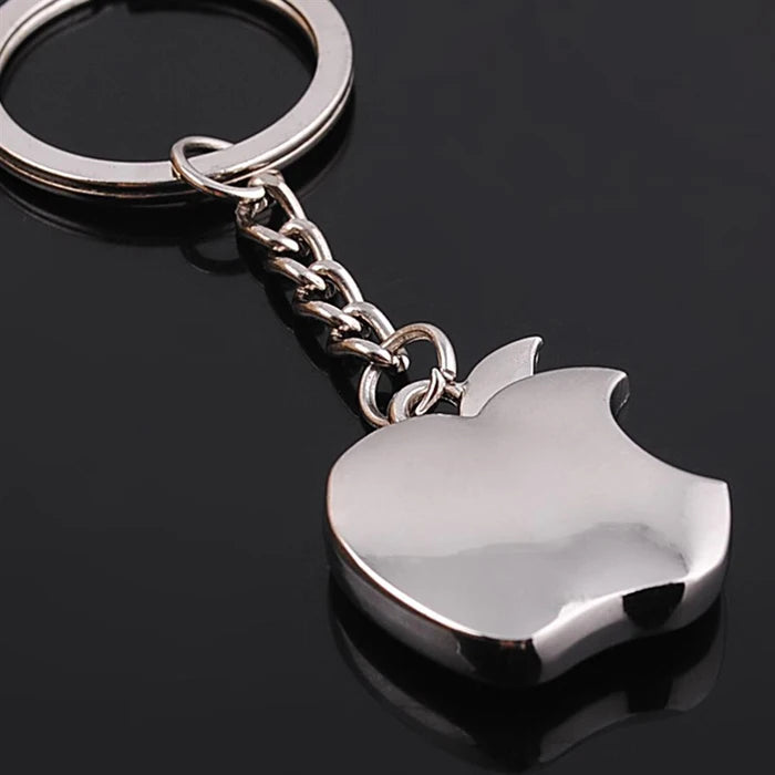 New Fruit Metal Key Chain Metal Apple KeyChain Best Party Gift Key Rings Trinket car key Holder jewelry K1816