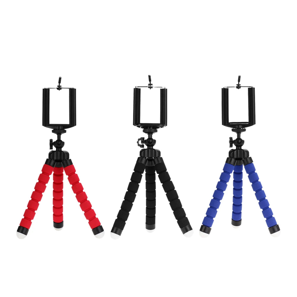 Tripods  For Phone Mobile Camera Holder Clip Smartphone Monopod Tripe Stand