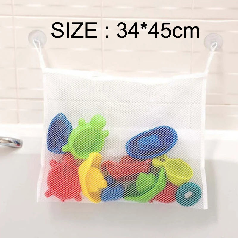 Dinosaur Animal Baby Bath Toys Organizer Kids Tidy Storage Suction Bathroom Bathtub Doll Hanging Bag Basket Mesh Bag Water Toys