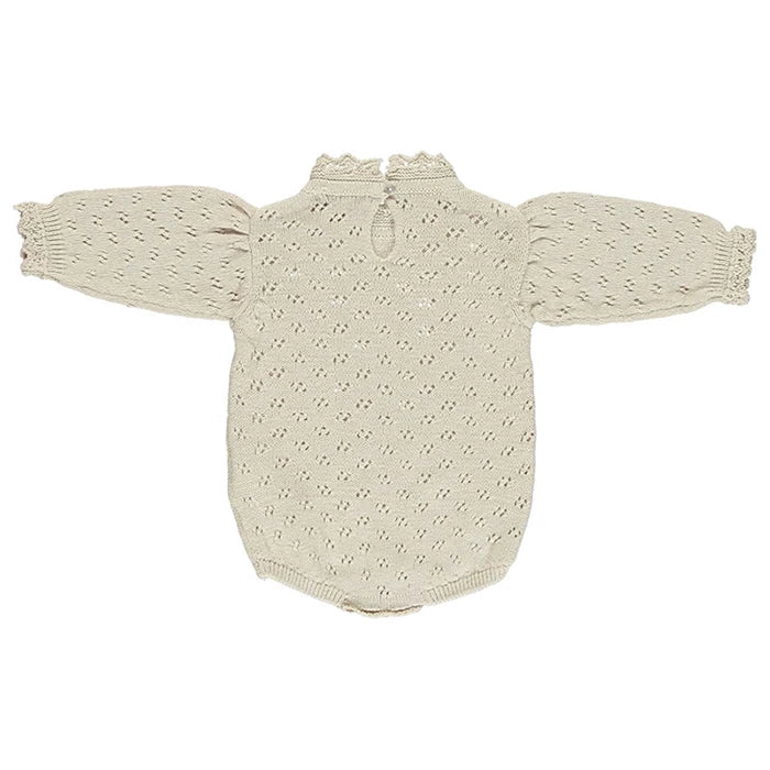 Newborn Baby Girl Knitting Bodysuits Korean Style Infant Baby Girls Jumpsuit One piece Outfit Toddler Baby Girl Clothes