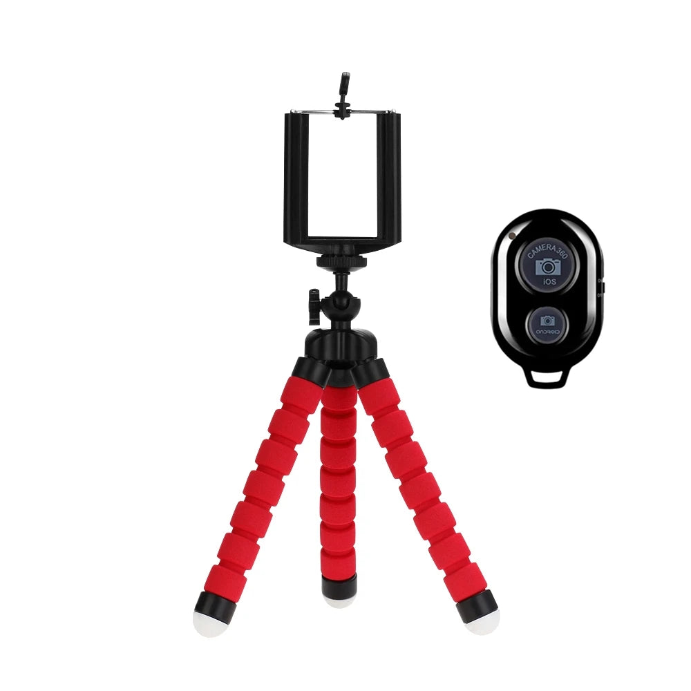 Tripods  For Phone Mobile Camera Holder Clip Smartphone Monopod Tripe Stand