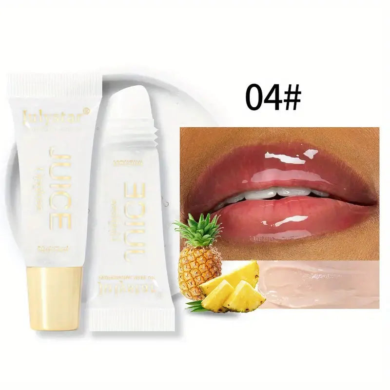 Watery Crystal Clear jelly Lip Oil Lip Balm Moisturizing And smoothingLip Lines