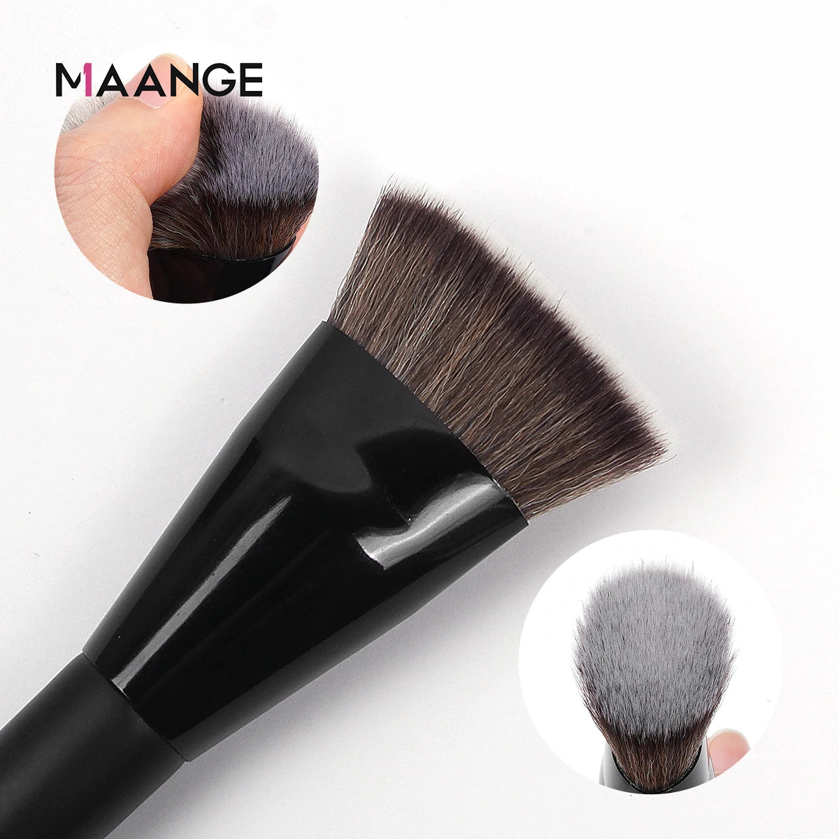 MAANGE  Head Foundation Brush with Box - Skin-Friendly Makeup Tool for All Uses