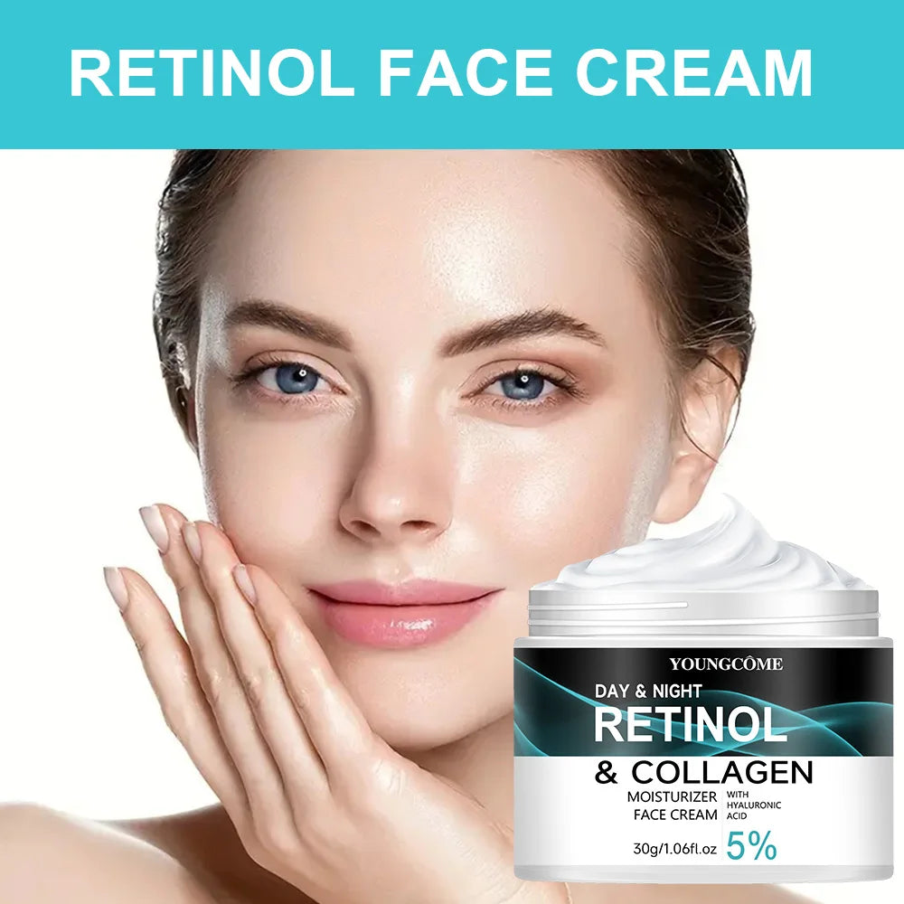 YOUNGCOME Retinol Cream Promotes Skin Elasticity And Luster Nourishing Nourishing And Locking Moisture To Improve Skin Texture