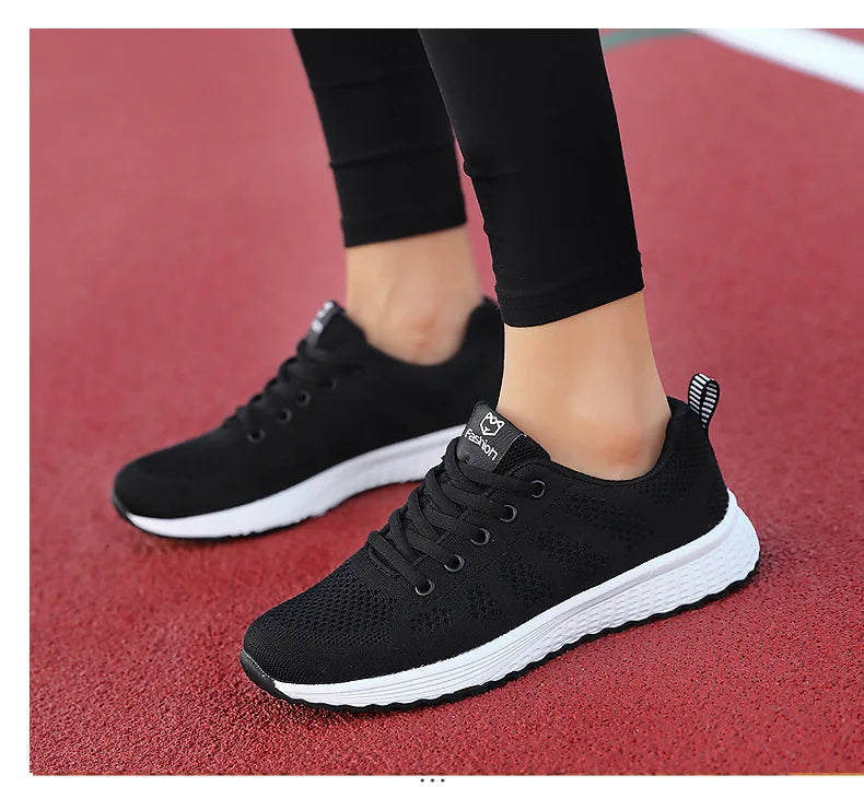 2024 Women Sport Shoes Fashion Platform Sneakers Ladies Spring Winter Flats Running Shoes for Woman