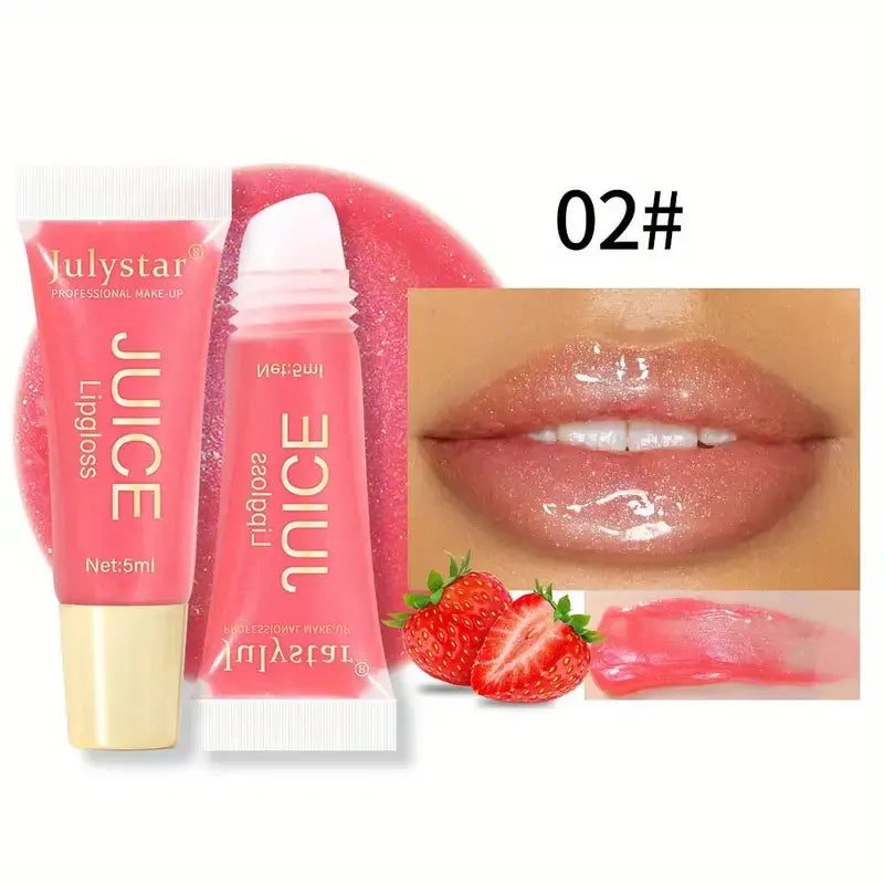 Watery Crystal Clear jelly Lip Oil Lip Balm Moisturizing And smoothingLip Lines