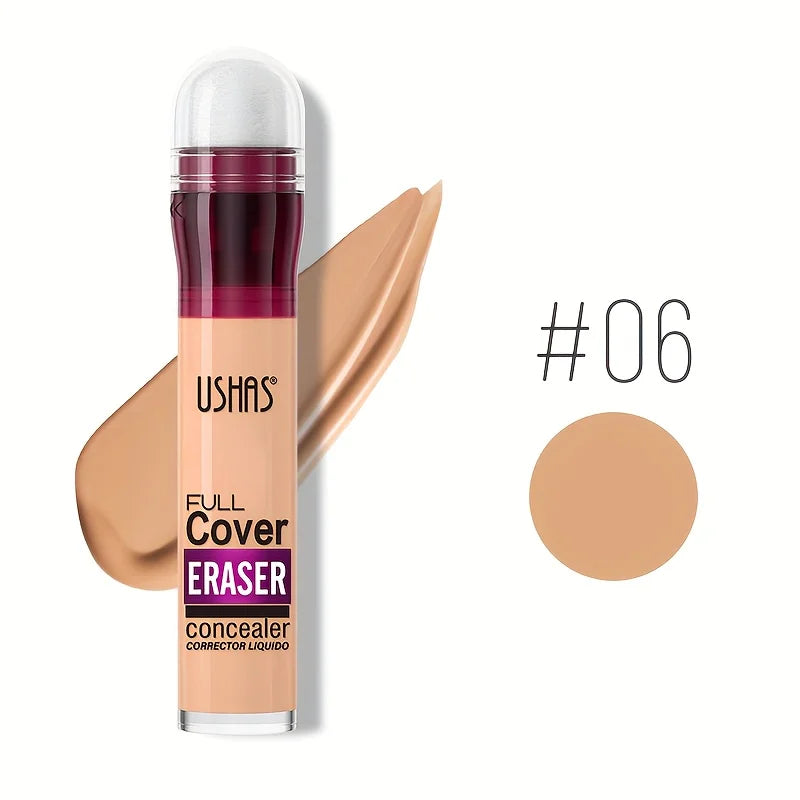 New Sponge Head Concealer - Long Lasting Liquid Foundation for Dark Circles & Acne