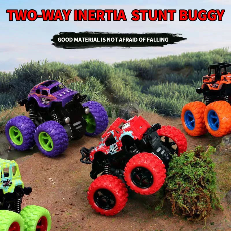 Inertial Off-Road Vehicle Toy Super Fall Resistant Climbing Car Model Car Children's Four-Wheel Drive Toy 360 Degree Rotation