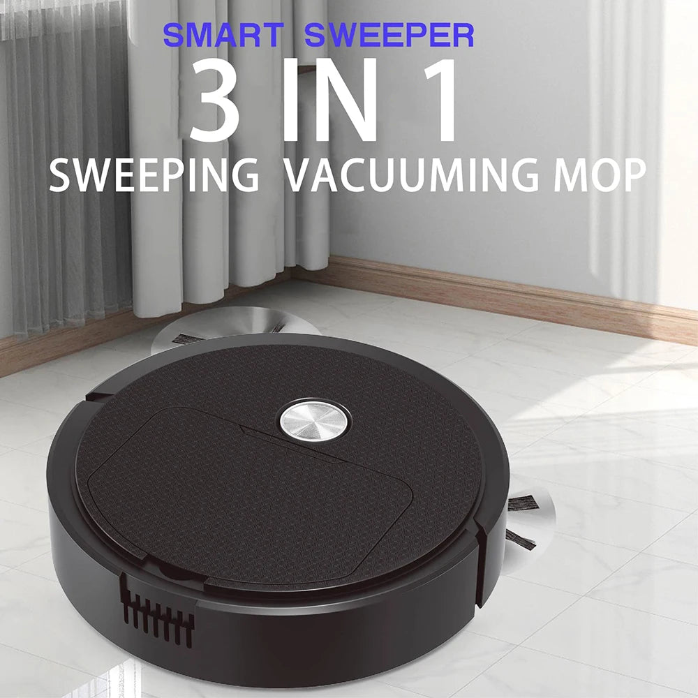 3 In 1 Smart Sweeping Robot Home Mini Sweeper Sweeping and Vacuuming Wireless Vacuum Cleaner Sweeping Robots For Home Use