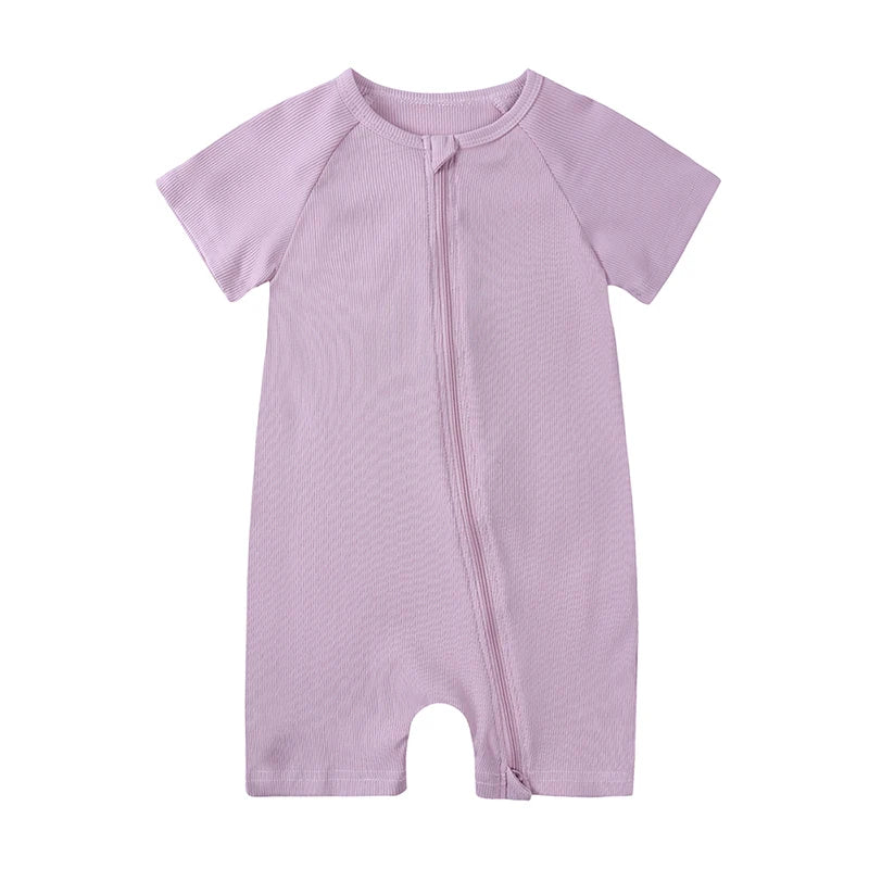 2025 Spring Newborn Baby Boy Romper Thicken Bamboo Infant Clothes Long Sleeve Ribbed Bodysuit Kid Girl Jumpsuit Sleeper Pajamas