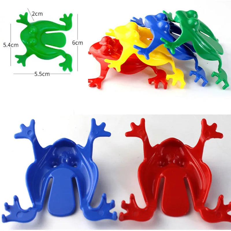 10-20Pcs Jumping Frog Bounce Fidget Toys For Kids Novelty Assorted  Stress Reliever Toys For Children Birthday Gift Party Favor