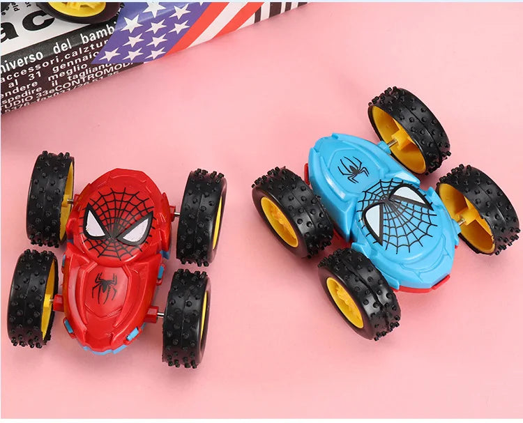 NEW Kids Spider Dump Truck Inertia Car 360 Degree Impact Resistant Double Sided Car Children's Puzzle Toys Student Prize Gifts