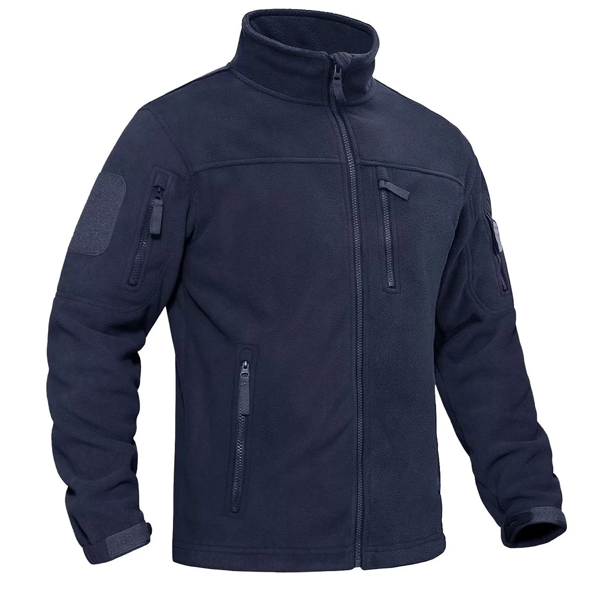 TACVASEN Men's Fleece Jacket -Warm Windproof Zip-Up Coat with Multiple Pockets