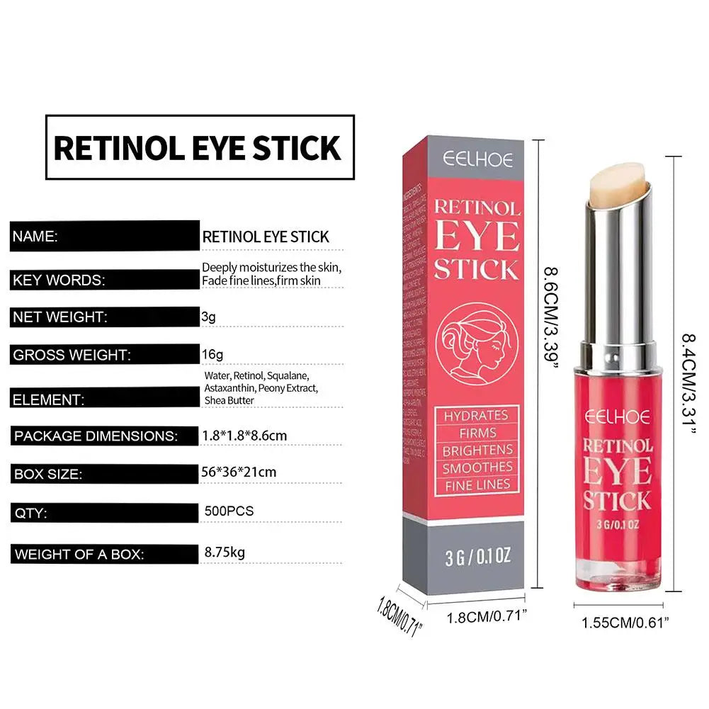 Instant Eye Repair Serum Stick - Retinol Cream for Dark Circles & Skin Firming