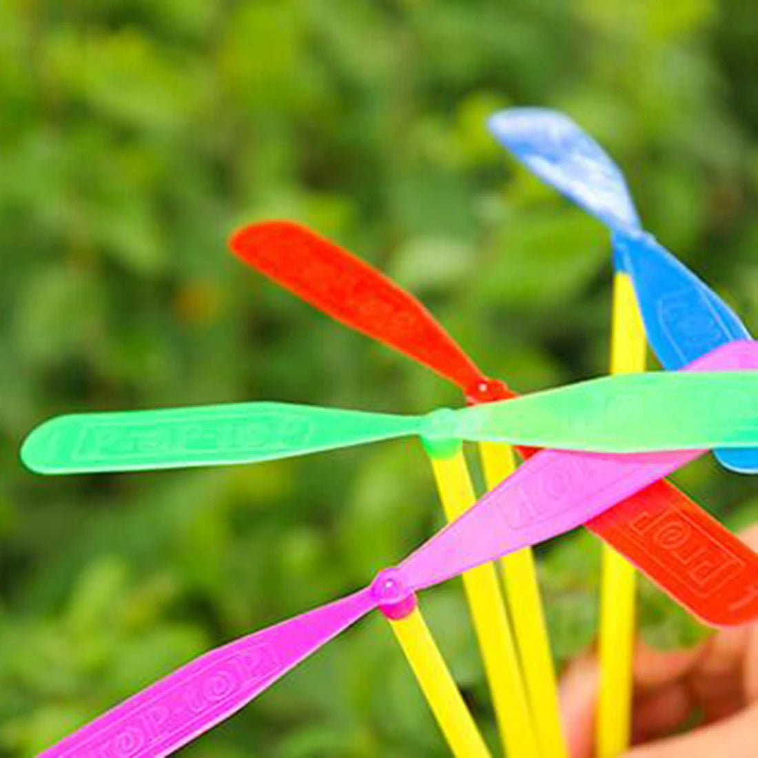 10/20pcs Novelty Plastic Bamboo Dragonfly Propeller Outdoor Classic Toy Kid Gift Rotating Flying Arrow Multicolor Random Color