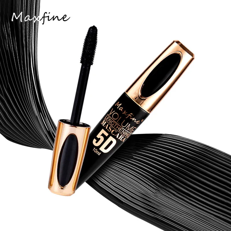 5D Silk Mascara with Big Eyes Strong and Lasting Black Waterproof and Non-caking