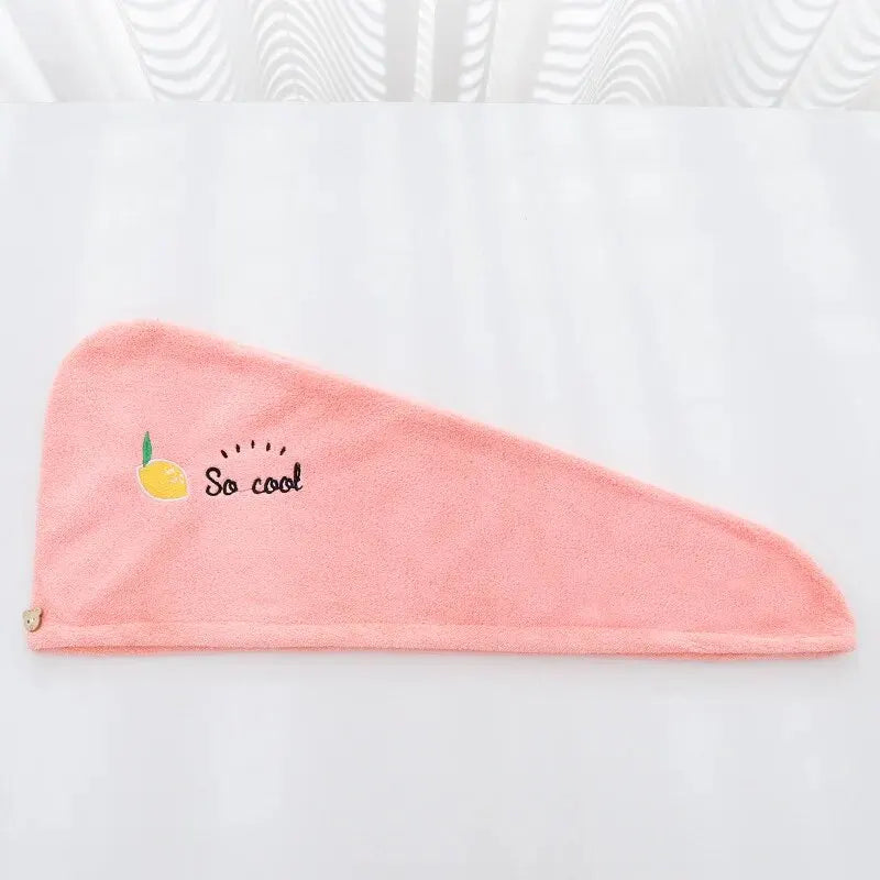 1pc Quickly Dry Hair Hat Super Absorbent Soft Bathroom Women Head Towels Girls