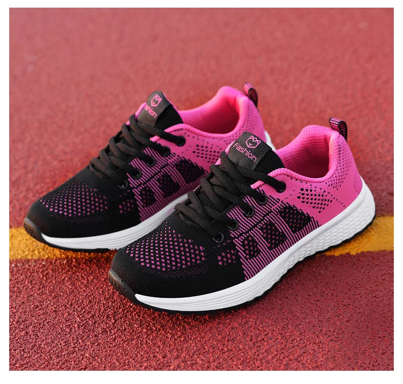 2024 Women Sport Shoes Fashion Platform Sneakers Ladies Spring Winter Flats Running Shoes for Woman