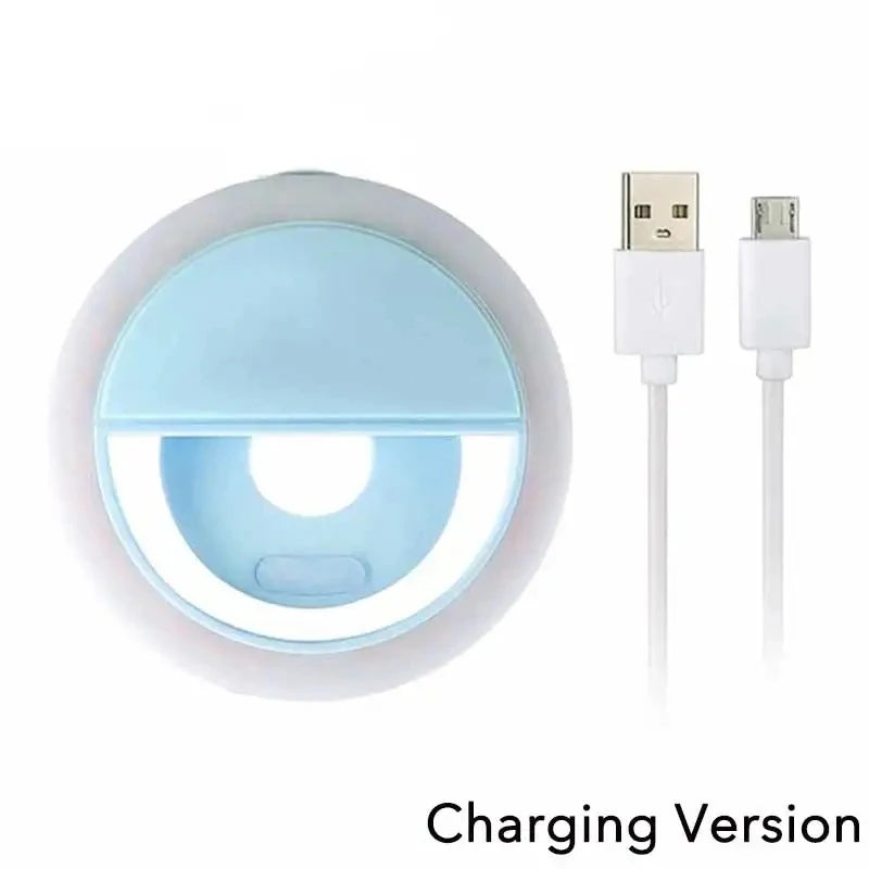 USB Charge Led Selfie Ring Light Mobile Phone Lens LED Selfie Lamp Ring