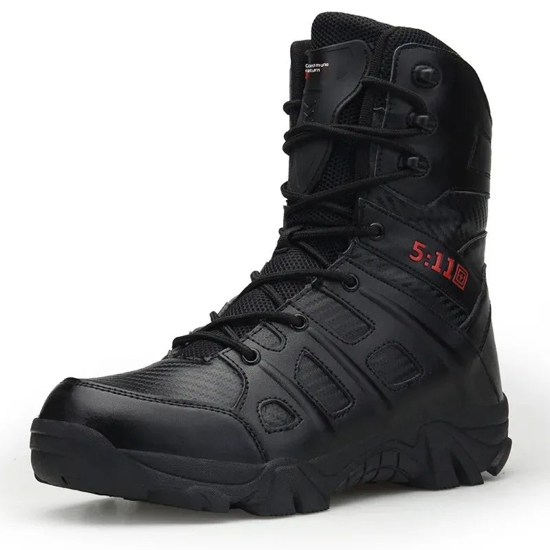 Special Forces Combat Boots Cross-Border Fast Selling Large Size Men's Shoes 46 High Top Outdoor High-Waisted Tactical Climbing