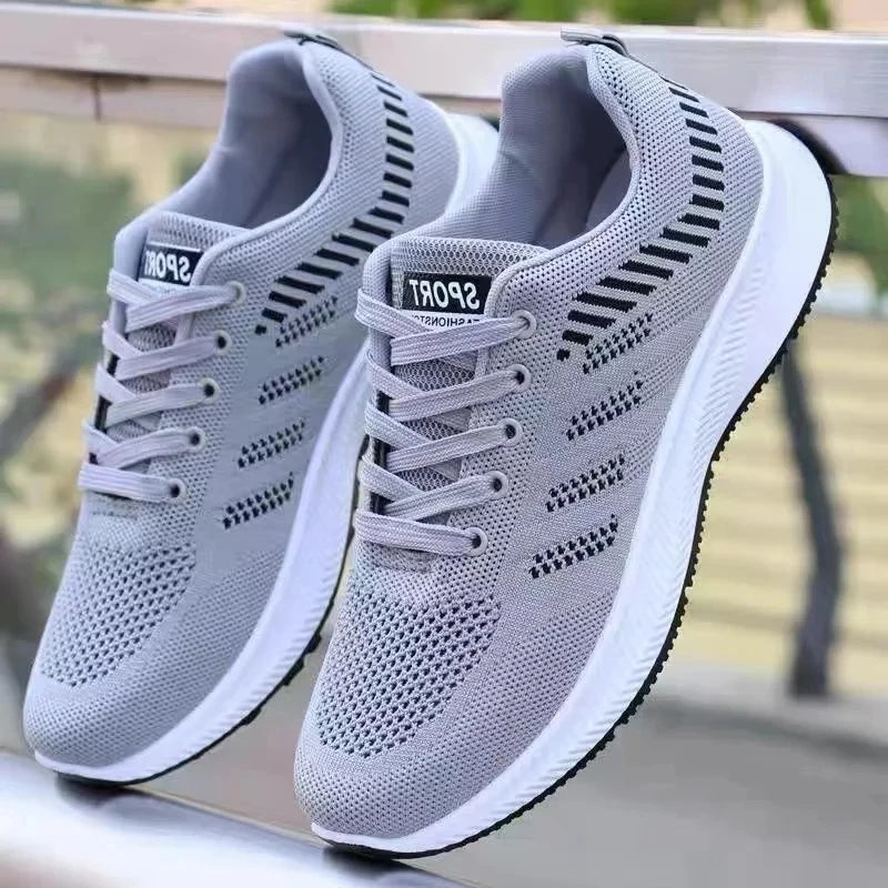 Men Vulcanized Walking Running Shoes Unisex Casual Lightweight Tennis Shoes Athletic Sports Shoes Breathable Fashion Sneakers