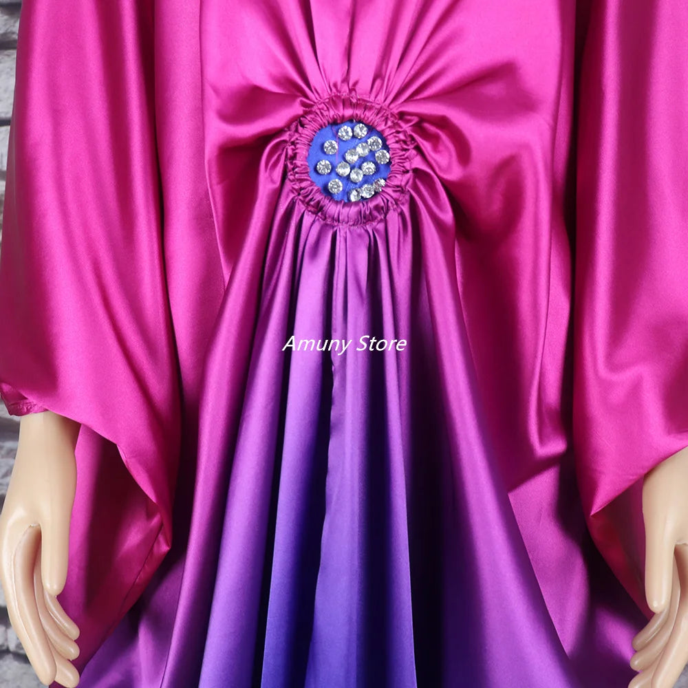 2023 Summer African Fashion Design Sleek rayon dress Nigeria's latest abaya