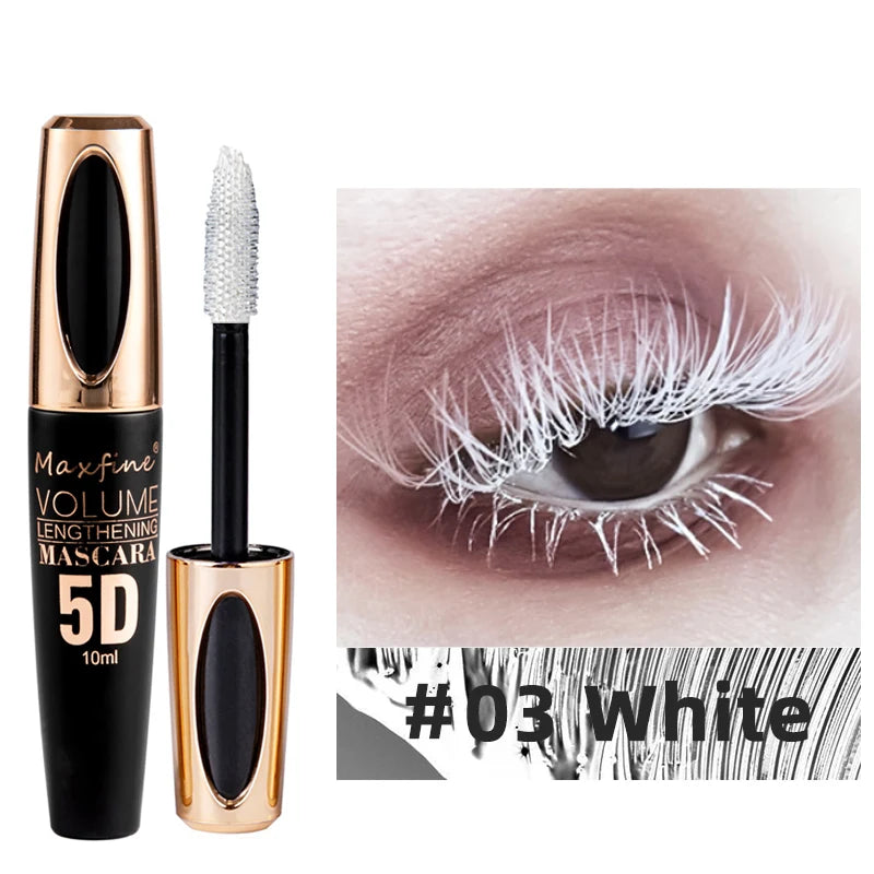 5D Silk Mascara with Big Eyes Strong and Lasting Black Waterproof and Non-caking