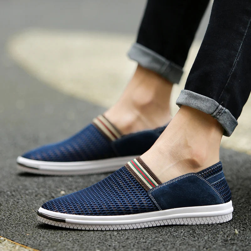 2023 Summer New  Men's   Fashion Trend Breathable Comfortable Lightweight Casual Flat Shoes