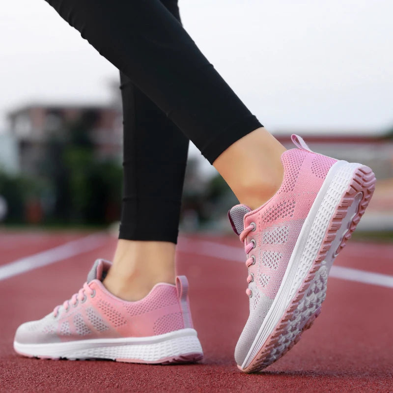 2024 Women Sport Shoes Fashion Platform Sneakers Ladies Spring Winter Flats Running Shoes for Woman