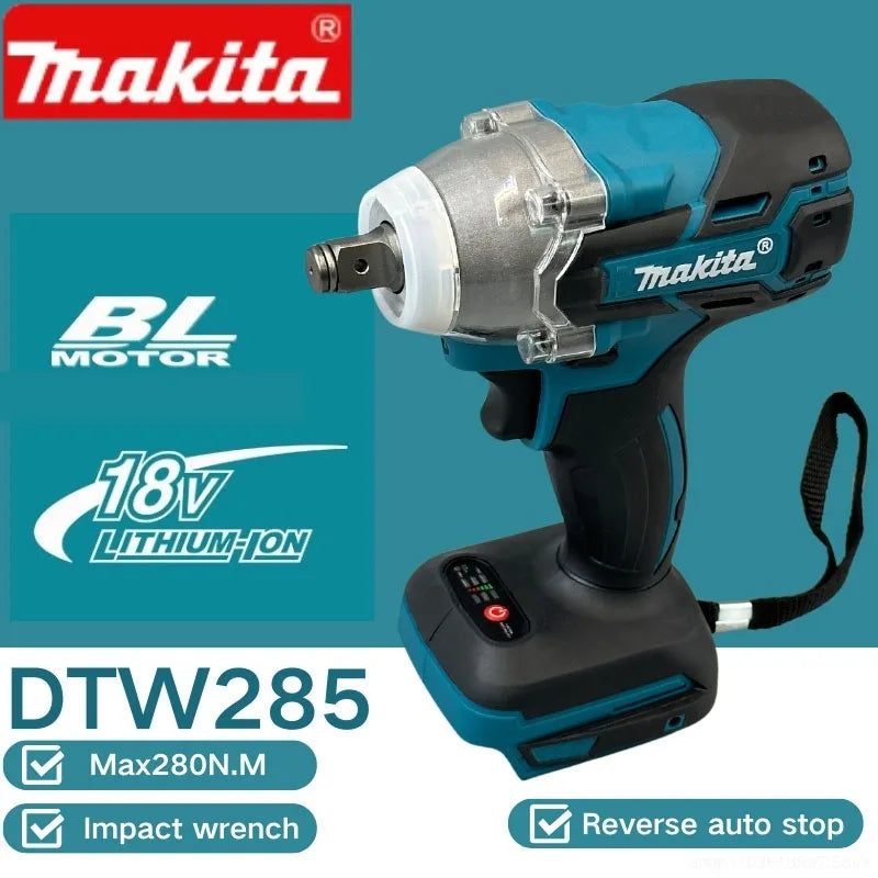 Makita DTW285 Brushless Cordless Impact Wrench, High Torque