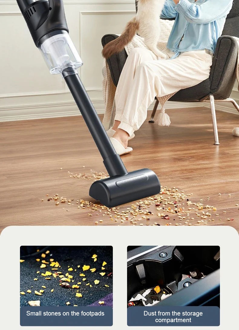 Wireless Handheld Vacuum Cleaner Cordless Handheld Vacuum Chargeable Auto Vacuum for Home & Car & Pet Mini Vacuum Cleaner