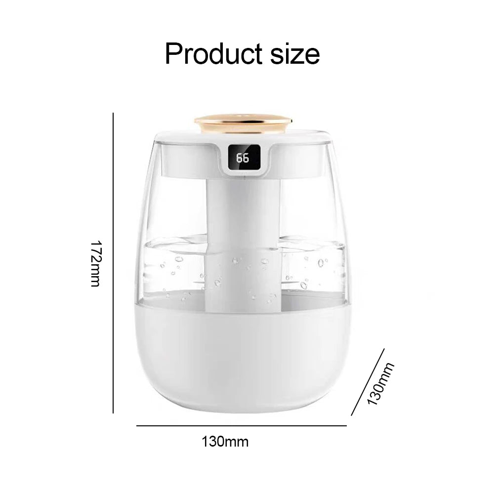 Air Humidifier 1300ML Aroma Humidifier Double Spray Port Essential Oil Diffuser USB Water Humidifier with Light for Home Office