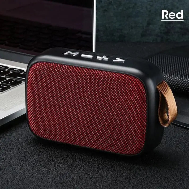 Portable Wireless Bluetooth Speaker -  Subwoofer, Mini Home Cloth Card Design