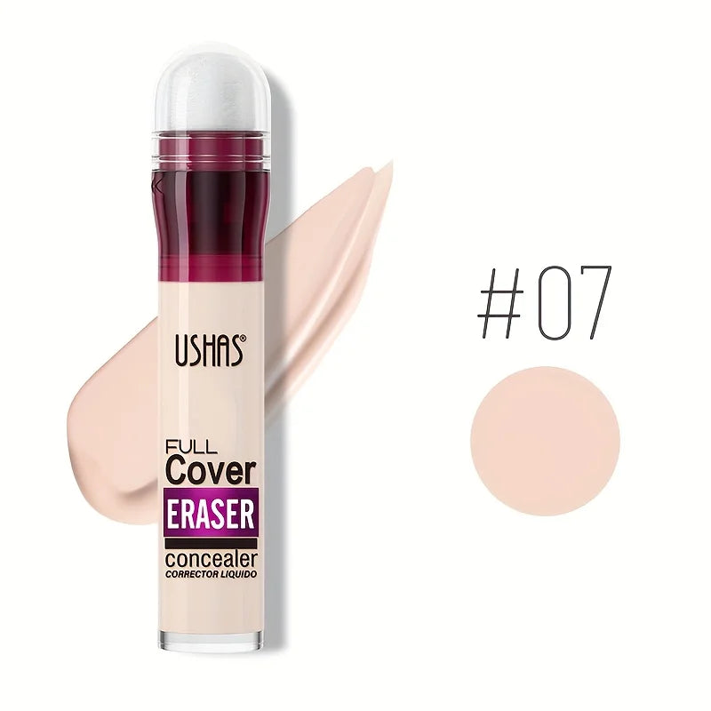 New Sponge Head Concealer - Long Lasting Liquid Foundation for Dark Circles & Acne