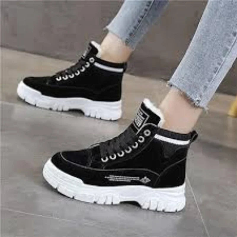 Winter Snow Boots for Women Casual High-top Shoes Warm Womens Sneakers Platform Ankle Boots Plus Size 45 Zapatillas De Mujer New