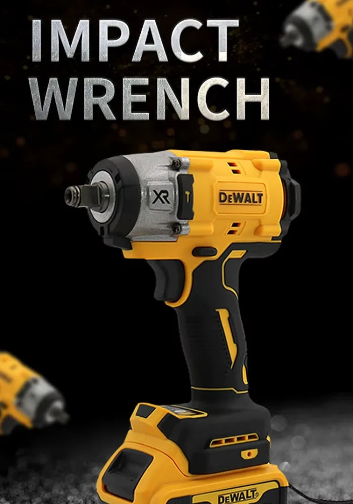 DeWalt 20V Impact Wrench: High Torque 300N.M Compact Drill with Adjustable Speed