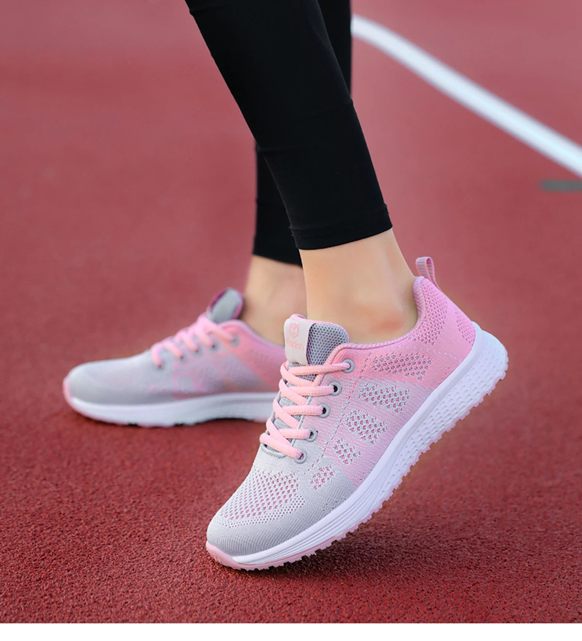 2024 Women Sport Shoes Fashion Platform Sneakers Ladies Spring Winter Flats Running Shoes for Woman