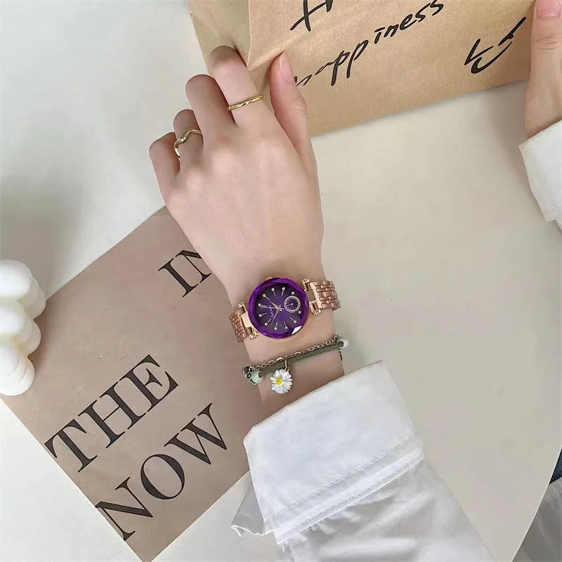 2025 New Brand Women Watches Fashion Steel Ladies Quartz Watch Reloj Mujer Marcas Famosas De Lujo gift Wristwatch Dropshipping