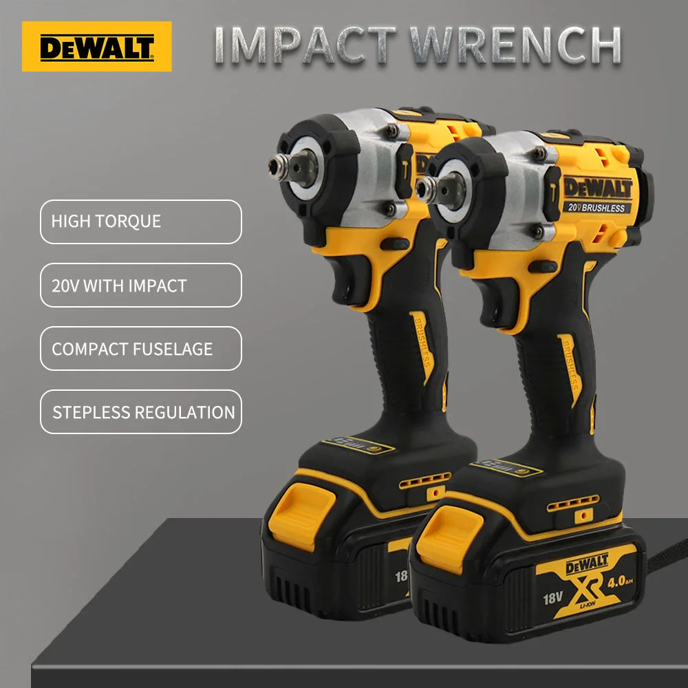 DEWALT DCF921 20V Cordless Impact Wrench –Rechargeable,Variable Speed,Handheld