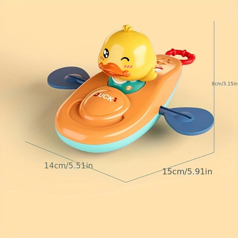 1 Pc Little Yellow Duck Kayak Toy Swimming Pool Bathroom Toy 1 Pc Little Yellow Duck Kayak Toy Swimming Pool Bathroom Toy