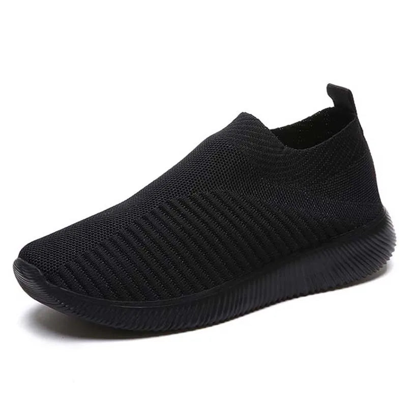 2024 New Fashion Sneakers For Women Casual Shoes Comfortable Soft Sneakers Women Slip On Sock Shoes For Women Ladies Flat Shoes