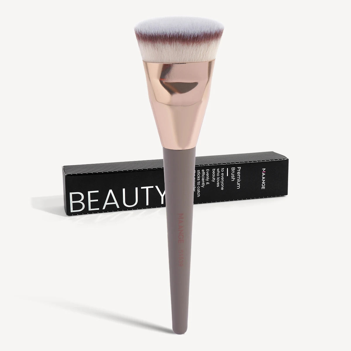 MAANGE  Head Foundation Brush with Box - Skin-Friendly Makeup Tool for All Uses