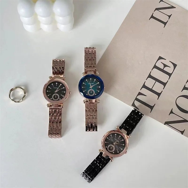 2025 New Brand Women Watches Fashion Steel Ladies Quartz Watch Reloj Mujer Marcas Famosas De Lujo gift Wristwatch Dropshipping