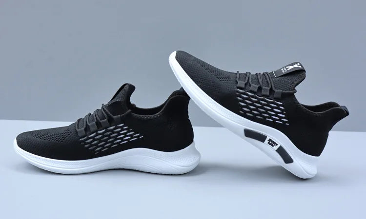 Spring White Casual Shoes Breathable Non-slip Walking Sneakers Men Shoes Outdoor 2025 Comfortable Fashion Lace Up Running Shoes