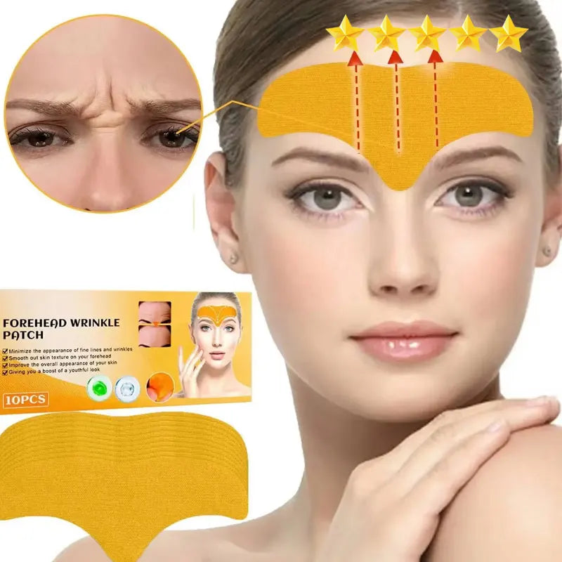 Face Wrinkle Patches - 10pcs for Lifting, Firming, and Smile Line Reduction