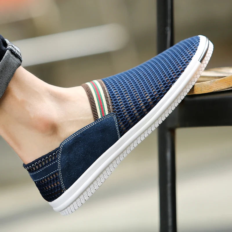 2023 Summer New  Men's   Fashion Trend Breathable Comfortable Lightweight Casual Flat Shoes