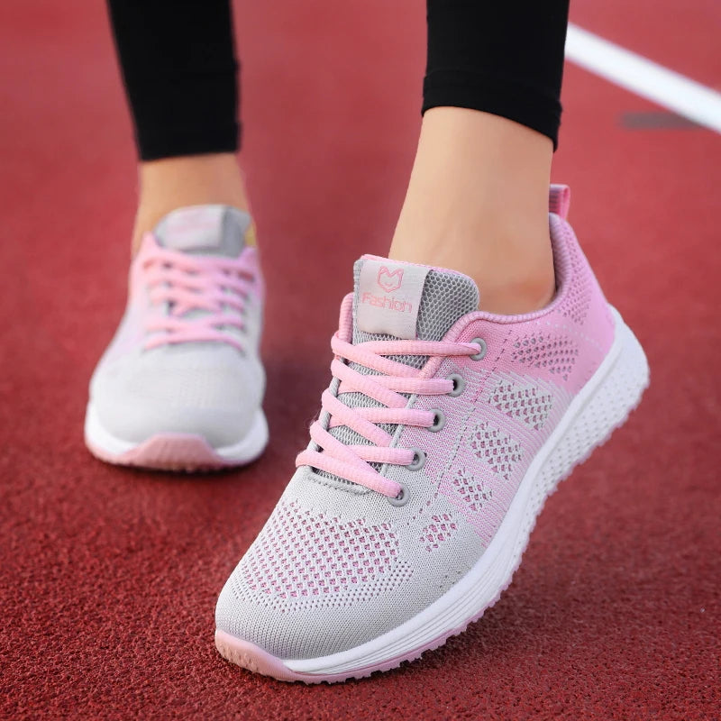 2024 Women Sport Shoes Fashion Platform Sneakers Ladies Spring Winter Flats Running Shoes for Woman